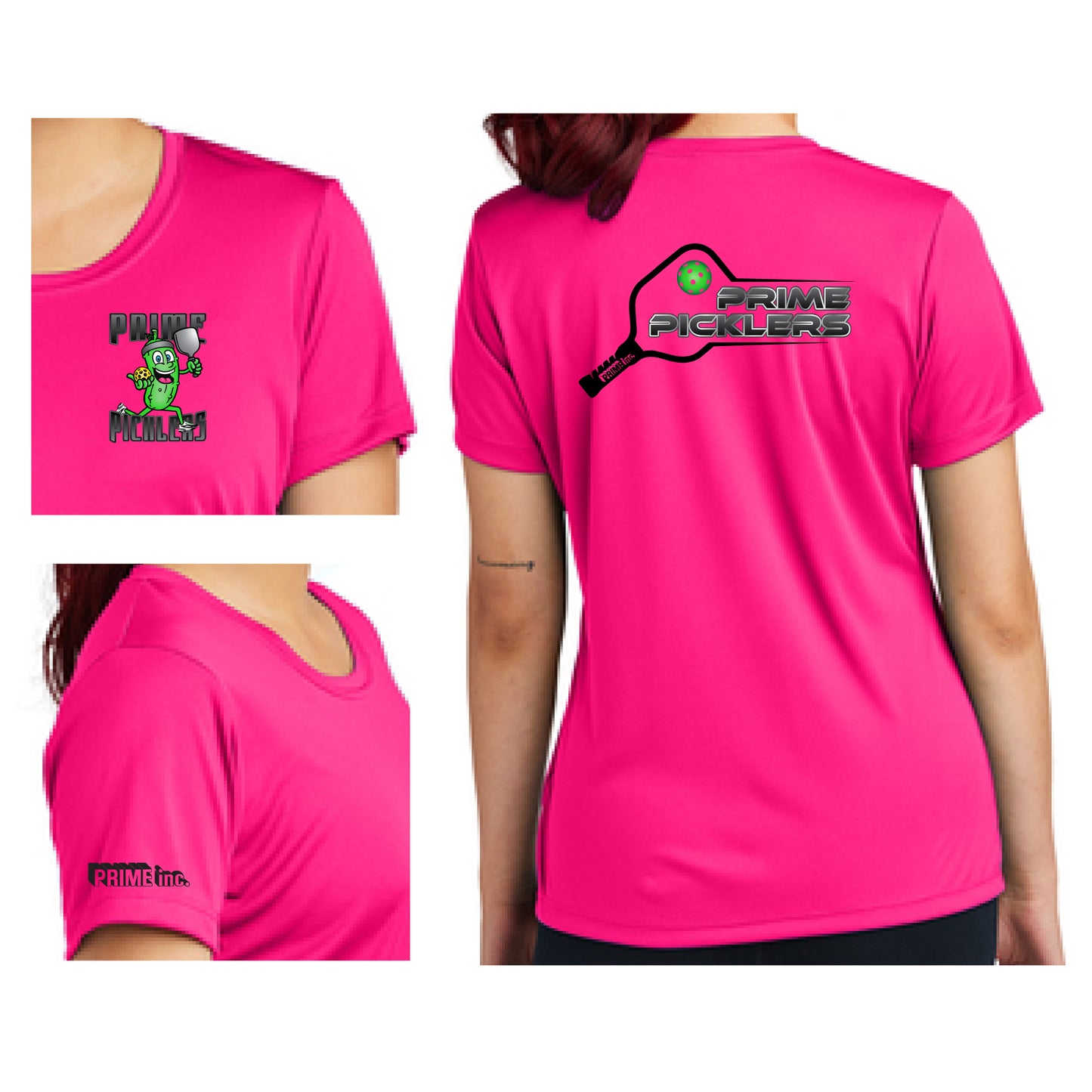 Prime Picklers Pink Women's Short Sleeve