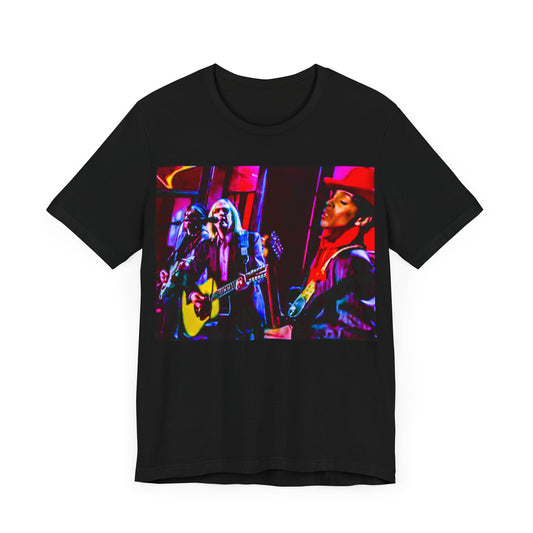 Music Legends Tee - Prince and Tom Petty Still My Guitar Gently Weeps Unisex Heavy Cotton