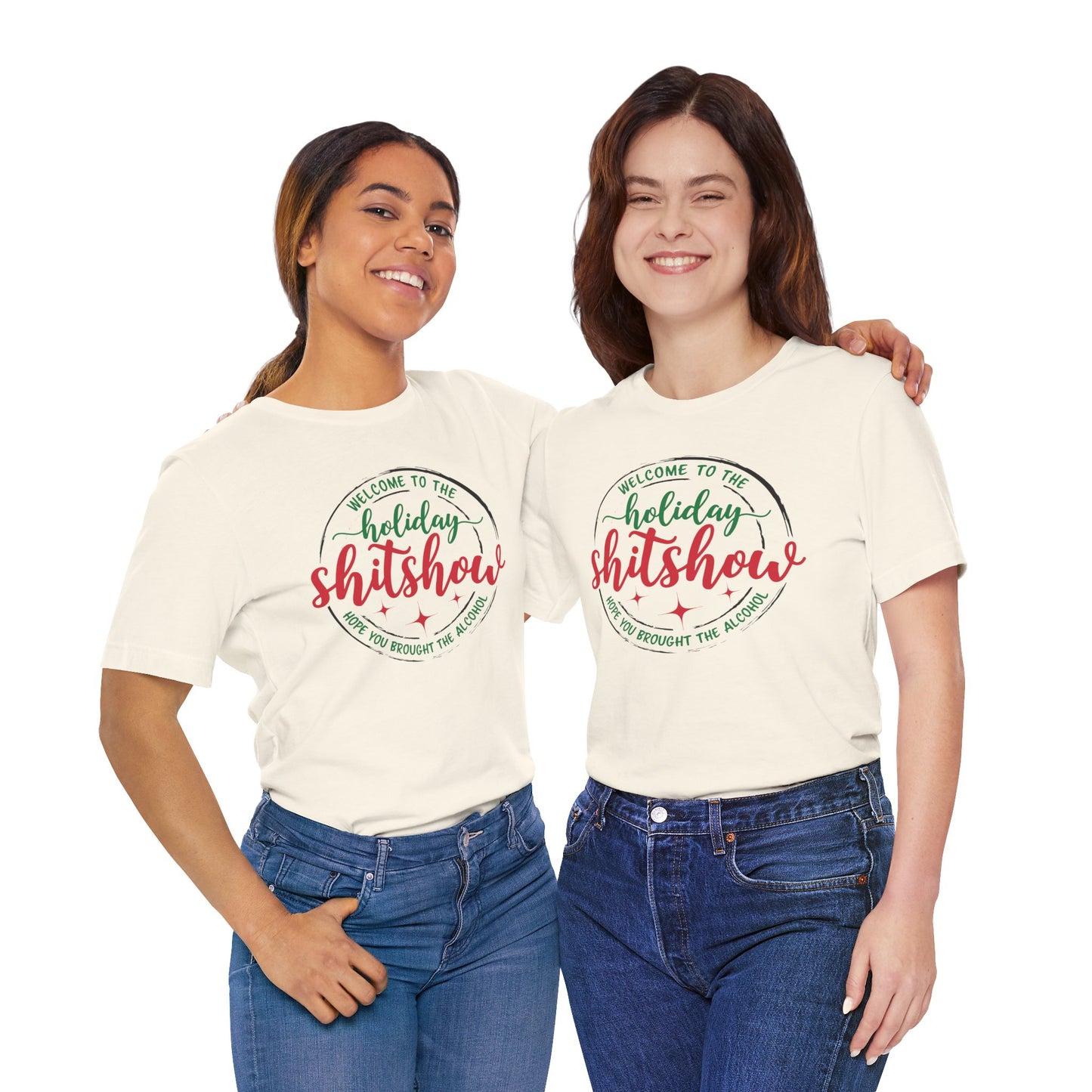 Funny Holiday & Christmas Shirt for Party Bella+Canvas Ring Spun Cotton