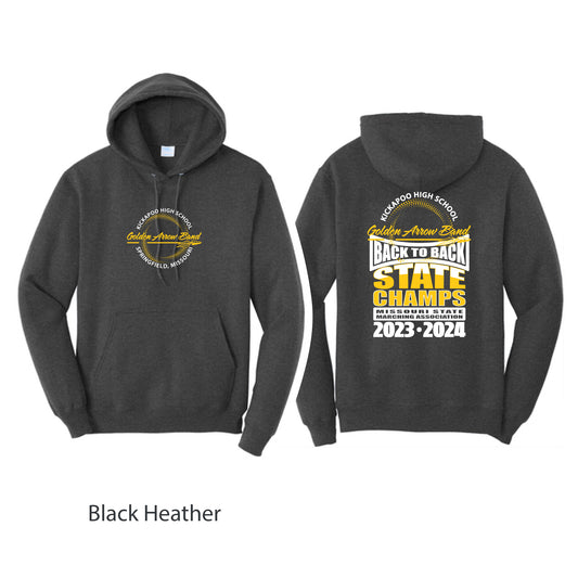 KGAB B2B Hoodie Black Heather